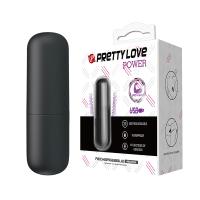 Перезаряжаемая вибропуля Pretty Love Power Черная