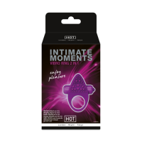 Виброкольцо стимулирующее фиолетовое Intimate Moments 2in1