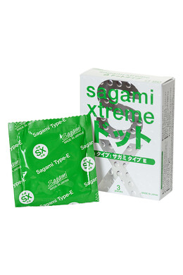 Презервативы ультратонкие анатомической формы с рельефными точками Sagami Xtreme xtreme ty