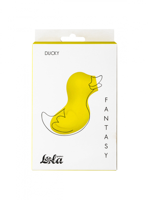 Вакуумный стимулятор клитора жёлтый Fantasy Ducky