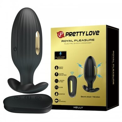 Анальная пробка с электростимуляцией и вибрацией Pretty Love Royal Pleasure Kelly