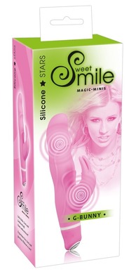 Розовый вибратор-кролик Smile G-Bunny