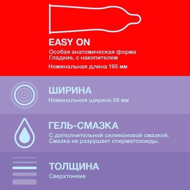 Презервативы Durex Elite тонкие с дополнительной смазкой (12 шт)