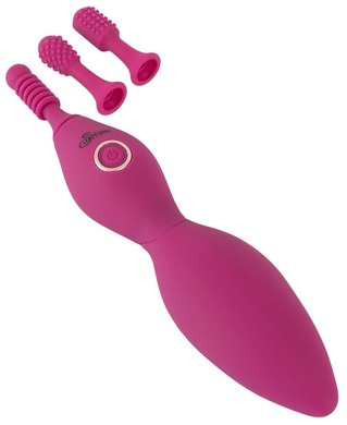 Клиторальный точечный вибратор с 3 насадками Smile Spot Vibrator