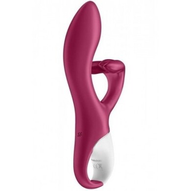 Вибратор-кролик для точки G малиновый Satisfyer Embrace Me