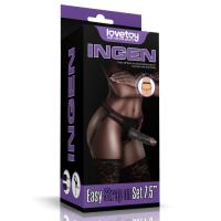 Трусики с  реалистик страпоном 19 см INGEN 