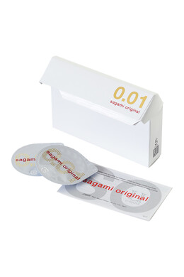 Полиуретановые презервативы Sagami Original 0,01 (5 шт)