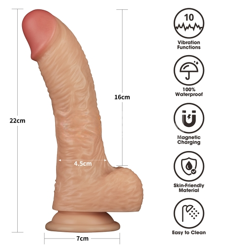 Страпон с вибрацией Ingen 22 см XS/S/M
