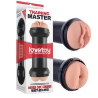 Мастурбатор 2 в 1 Training Master Double Side Stroker Pussy and Anus