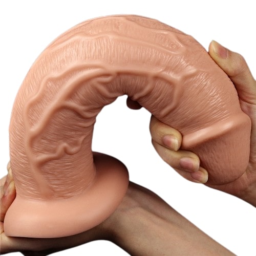 Большой вибратор на присоске Lovetoy Realistic Long Vibrating Dildo 28 см