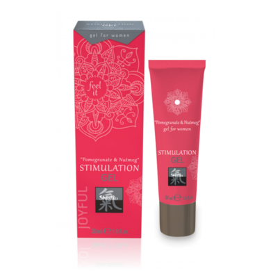 Стимулирующий гель для двоих Shiatsu Stimulation Gel Pomegranate & Nutmeg (30 мл)