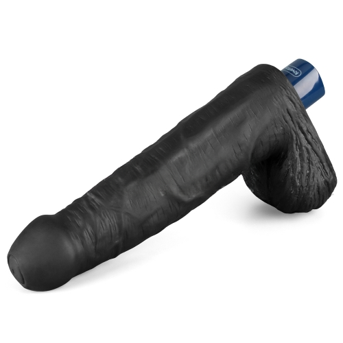 Реалистичный вибратор REAL SOFTEE 22 см BLACK