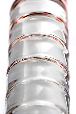 Двусторонний стеклянный фаллос Sexus Glass 22 см