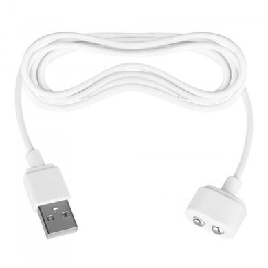 Кабель для зарядки вибромассажеров белый USB Charging Cable Satisfyer