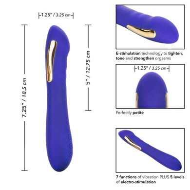 Перезаряжаемый вибратор с вибрацией и электростимуляцией Impulse Intimate E-Stimulator Petite Wand