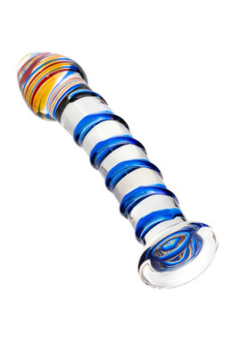 Нереалистичный фаллос Sexus Glass из стекла