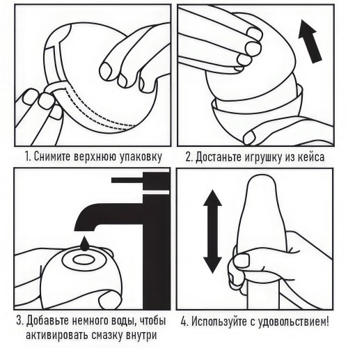 Мастурбатор-яйцо Masturbator Egg Riffle Satisfyer 
