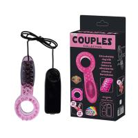 Виброкольцо с текстурированной поверхностью и пультом Baile Couples Collection