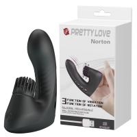 Перезаряжаемая вибронасадка на палец Pretty Love Norton