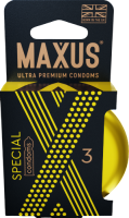 Презервативы точечно-ребристые MAXUS Special X-edition 3 шт