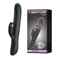 Перезаряжаемый вибратор-кролик с ротацией Pretty Love Colin