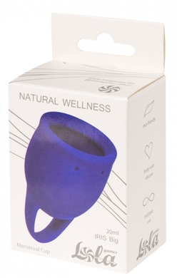 Менструальная чаша синяя Natural Wellness Tulip (20 мл)