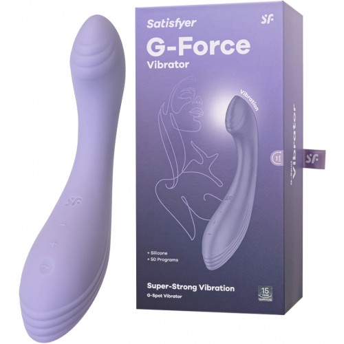 Вибратор для точки G сиреневый G-Force Satisfyer 