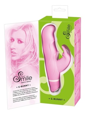 Розовый вибратор-кролик Smile G-Bunny