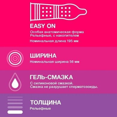 Презервативы Durex Pleasuremax с ребрами и пупырышками для стимуляции обоих партнеров (12 шт)