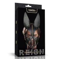 Маска из искусственной кожи Rebellion Reign Dark Bunny