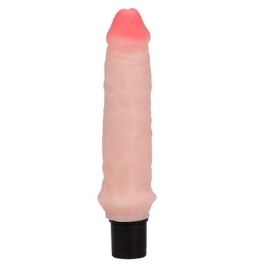 Телесный вибратор Realistic Cock 20 см