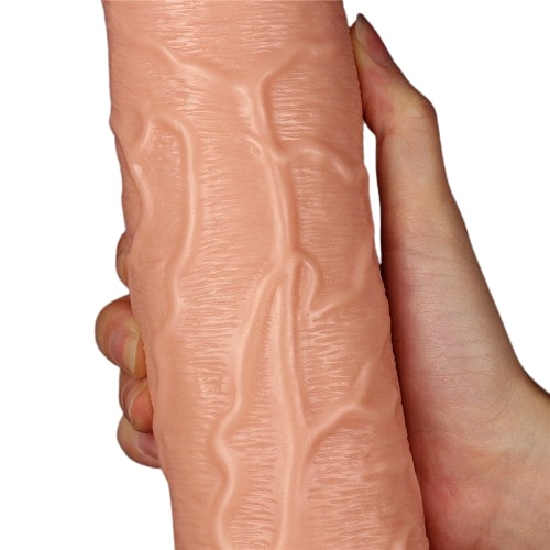 Большой вибратор на присоске Lovetoy Realistic Long Vibrating Dildo 28 см