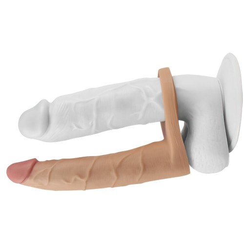 Насадка для двойного проникновения с вибрацией The Ultra Soft Double 17 см