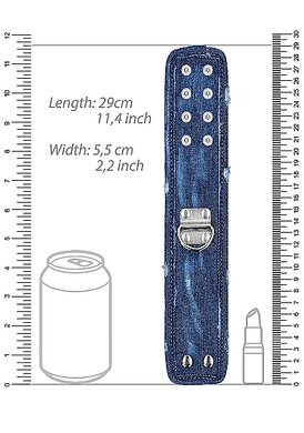 Джинсовые наножники голубые Roughend Denim Style