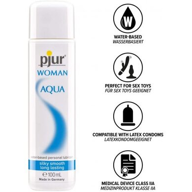 Лубрикант на водной основе Pjur Woman Aqua (100 мл)