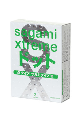 Презервативы ультратонкие анатомической формы с рельефными точками Sagami Xtreme xtreme ty