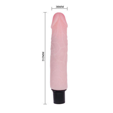 Вибратор из киберкожи The Realistic Cock 22 см