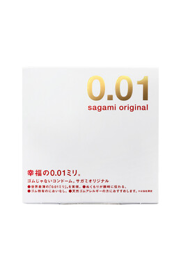 Полиуретановые презервативы Sagami Original 0,01 (1 шт)