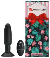 Анальная вибровтулка с ротацией и беспроводным управлением Pretty Love