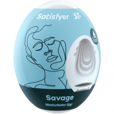 Мастурбатор-яйцо Masturbator Eggs Savage Satisfyer 