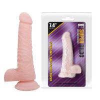 Реалистичный фаллоимитатор на присоске Baile Super Dildo 19 см 