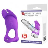 Эрекционное виброкольцо Pretty Love Silas