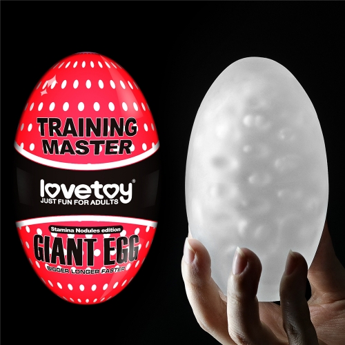 Большое яйцо-мастурбатор Giant Egg Stamina Nodules Edition