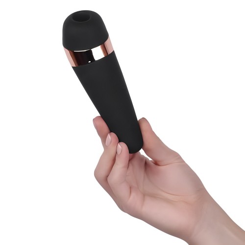 Вакуумно-волновой бесконтактный вибростимулятор черный Pro 3+ Satisfyer 