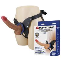 Реалистичный страпон на присоске Pretty Love Wells