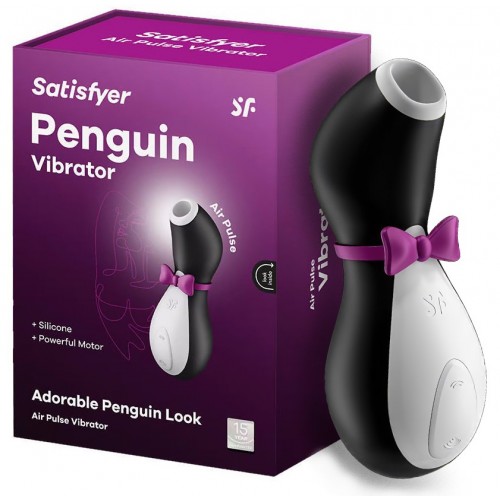 Бесконтактный стимулятор клитора с вибрацией Penguin Vibrator Satisfyer 