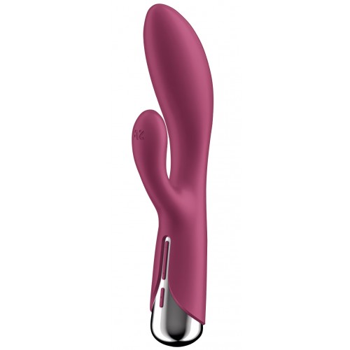 Вибратор-кролик с ротацией красный Spinning Rabbit 1 Satisfyer 