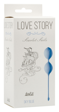 Вагинальные шарики голубые Love Story Scarlet Sails