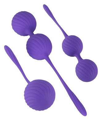 Набор вагинальных шариков фиолетовый Smile 3 Kegel Training Balls