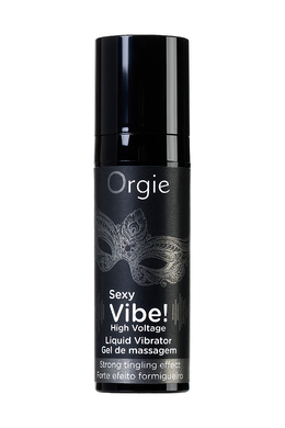 Жидкий вибратор с усиленным эффектом вибрации ORGIE Sexy Vibe High Voltage 15 мл